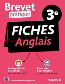 Brevet pratique : fiches anglais 3e brevet 2022 - l'essentiel pour réussir l'anglais 3e en 35 fiches efficaces