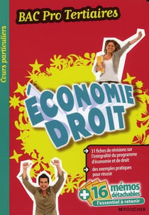 COURS PARTICULIERS Tome 22 : économie/droit - bac pro tertiaires - ouvrage