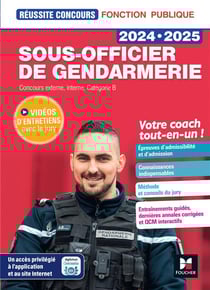Réussite concours : Sous-officier de gendarmerie - Préparation complète (édition 2024/2025)