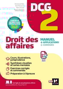 DCG 2 - Droit des affaires - Manuel et applications 2025-2026