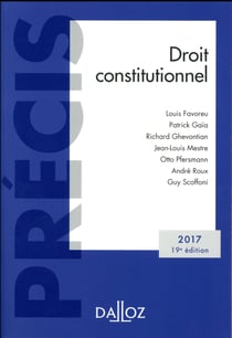 Droit constitutionnel (édition 2017)