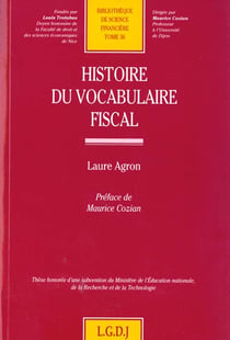 Histoire du vocabulaire fiscal - vol36