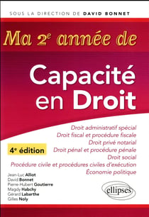 Ma deuxième année de capacité en droit (4e édition)