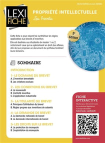 Propriété intellectuelle (3e édition)