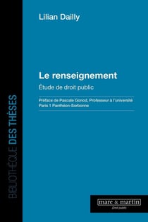 Le renseignement : Étude de droit public