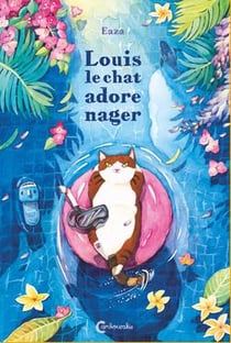 Louis le chat adore nager