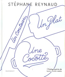 Un couteau, un plat, une cocotte