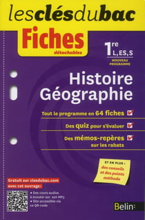 LES CLES DU BAC : histoire-géo - 1ère S - fiches