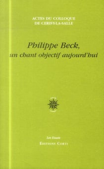 Philippe Beck, un chant objectif d'aujourd'hui