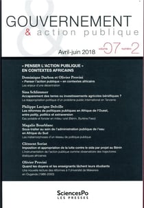Revue gouvernement et action publique n.7/2
