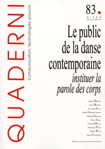 QUADERNI : le public de la danse contemporaine