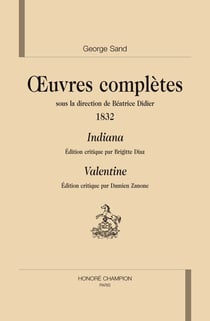 Oeuvres complètes 1832 - indiana - valentine