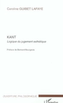Kant - logique du jugement esthétique