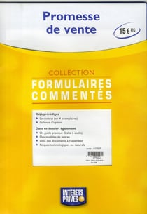 PROMESSE DE VENTE 2007 (POCHETTE)