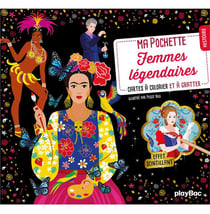 Ma pochette femmes légendaires - cartes à colorier et à gratter