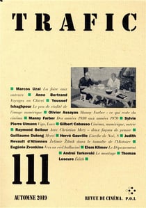 Revue Trafic n.111 : automne 2019