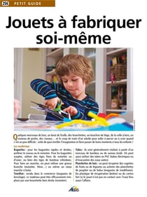 Jouets à fabriquer soi-même