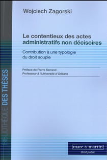 Le contentieux des actes administratifs non décisoires