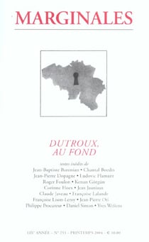Marginales 253 dutroux, au fond