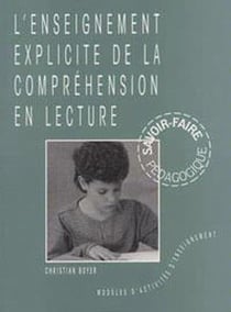 ENSEIGNEMENT EXPLICITE DE LA COMPREHENSION EN LECTURE