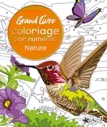 Grand livre coloriage par numéros - Nature