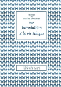 Introduction à la vie éthique