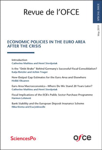 Revue de l'OFCE Hors-Série : special issue - economic policies in the euro area after the crisis