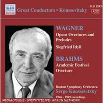 Wagner : ouvertures d'opéras - Brahms : ouverture pour un festival académique