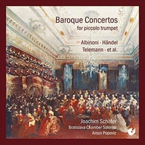 Baroque concertos for piccolo trumpet