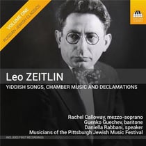 Yiddish songs, chamber music and declamations