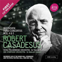 Beethoven : Concertos pour piano n°4 et 5 / Robert Casadesus (Richard Itter Collection)