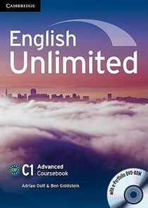 ENGLISH UNLIMITED ADVANCED COURSEBOOK: WITH E-PORTFOLIO DVD-ROM