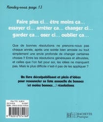 Les bonnes résolutions - de la rentrée, de l'année, de toute la vie