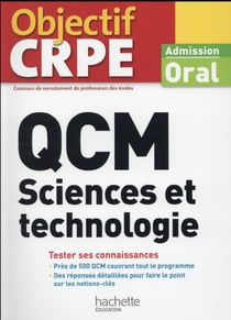 Objectif crpe - sciences et technologie - qcm