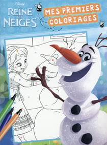 La reine des neiges - olaf - mes premiers coloriages
