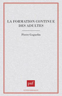 La formation continue des adultes