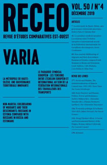 RECEO (revue d'études comparatives Est-Ouest) n.50/4