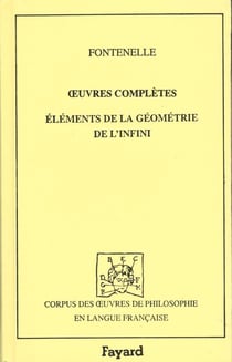 Oeuvres complètes - éléments de la géométrie de l'infini