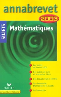Annabrevet - mathematiques