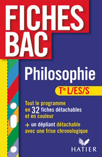 Fiches bac Tome 1 : philosophie - terminale l/es/s