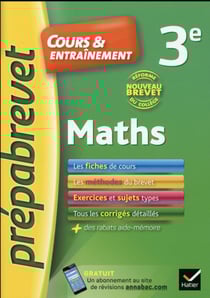 Prépabrevet cours & entraînement - maths - 3ème - nouveau brevet