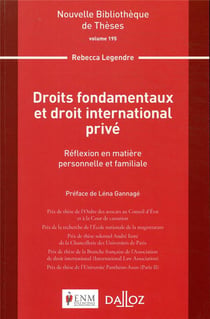Droits fondamentaux et droit international privé - Volume 195