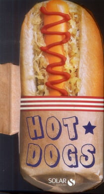 Hot dog - forme decoupee