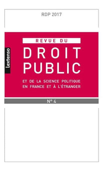 Revue du droit public n.2017/4