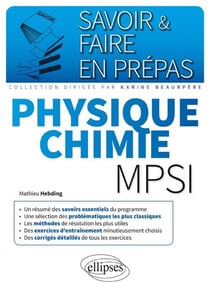 Physique-chimie MPSI
