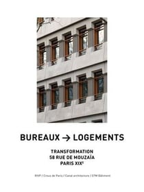 Bureaux -> Logements : transformation 58 rue de Mouzaïa, Paris XIXe
