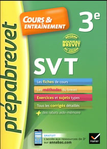 Prépabrevet cours & entraînement - svt 3e nouveau brevet