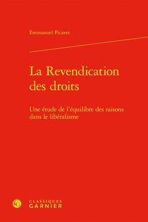 La Revendication des droits : Une étude de l'équilibre des raisons dans le libéralisme