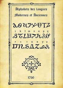 Alphabets des Langues Modernes & Anciennes (3e édition)
