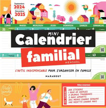 Mini calendrier familial mensuel